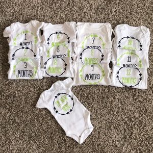 Custom Milestone Onesies